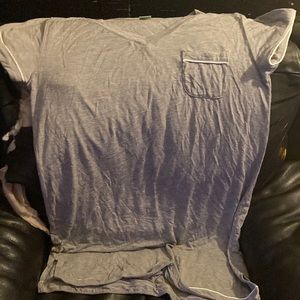 Honeydew night gown gravy n white cotton women’s medium